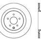 StopTech 13-17 Nissan 370Z Sport Cryo Drilled Left Rear Rotor