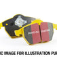 EBC 08-16 Mitsubishi Lancer Evo 10 2.0 Turbo (1 piece rotor) Yellowstuff Rear Brake Pads