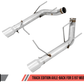 AWE Tuning S197 Mustang GT Axle-back Exhaust - Track Edition (Chrome Silver Tips)