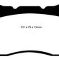 EBC 17-21 Honda Civic Type-R (FK8) Yellowstuff Front Brake Pads