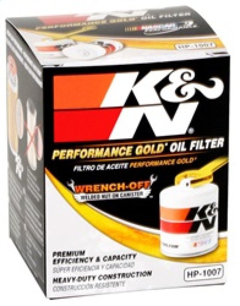 K&N Buick / Chevrolet / Oldsmobile Performance Gold Oil Filter - Graveyard Performance