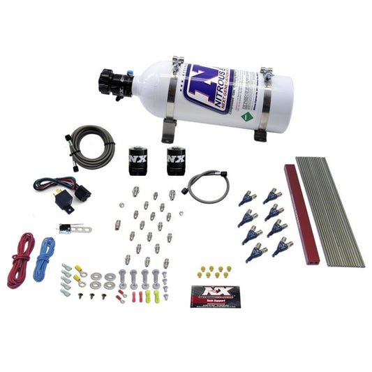 Nitrous Express GM LT1/LS1 Pro Piranha Nozzle Gas Nitrous Kit w/5lb Bottle - Graveyard Performance
