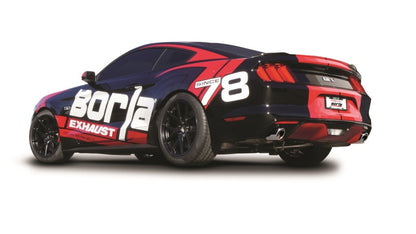 Borla Atak Cat-Back 15-17 Ford Mustang GT 5.0L V8 MT/AT 3in pipe 4in tip - Graveyard Performance