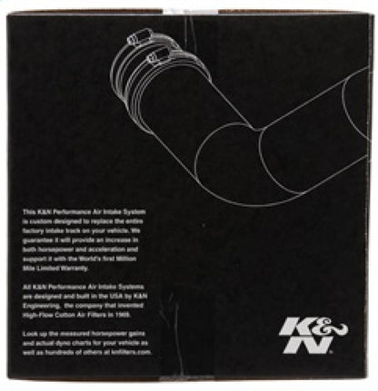 K&N 05 Ford Mustang GT V8-4.6L Polished Typhoon Short Ram Intake - Graveyard Performance