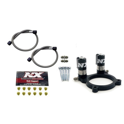 Nitrous Express 11-14 Ford Mustang 3.5L/3.7L Nitrous Plate Conversion (w/Integrated Solenoids) - Graveyard Performance