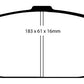 EBC 99-04 Ford Mustang 3.8 Yellowstuff Front Brake Pads
