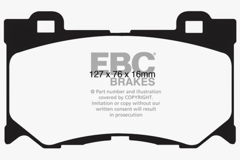 EBC 08-15 Infiniti G37 3.7 Bluestuff Front Brake Pads - Graveyard Performance