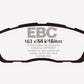 EBC 13-14 Ford Mustang 3.7 (A/T+Performance Pkg) Greenstuff Front Brake Pads