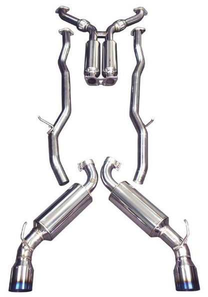 Injen 13-20 Subaru BRZ/Toyota 86 2.0L 4cyl SS CB Exhaust w/ Dual Injen Embossed Muffler - Graveyard Performance