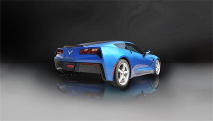 Corsa 2014-2019 Corvette C7 Coupe 6.2L V8 AT/MT 2.75in Valve-Back Dual Rear Exit Black Sport Exhaust - Graveyard Performance