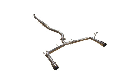 Injen 16-20 Honda Civic 1.5L Turbo 4Cyl (Sedan) 63mm SS Cat-Back Exhaust w/ Dual Burnt Titanium Tips - Graveyard Performance