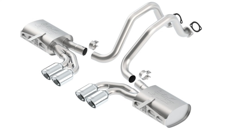 Borla 97-04 Chevrolet Corvette 5.7L 8cyl ATAK SS Catback Exhaust - Graveyard Performance