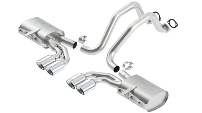 Borla 97-04 Chevrolet Corvette 5.7L 8cyl ATAK SS Catback Exhaust - Graveyard Performance
