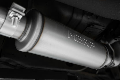 MBRP 99-04 Ford Mustang GT 4.6L 2.5in. Dual Split Rear AL Cat Back w/ 3.5in. Dual Wall Blk. Tips - Graveyard Performance