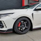 Rally Armor 17-22 Honda Civic Type R Black UR Mud Flap w/White Logo