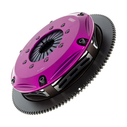 Exedy 2006-2006 Saab 9-2X Aero H4 Hyper Twin Cerametallic Clutch Sprung Center Disc Push Type Cover - Graveyard Performance