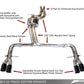 AWE Tuning Audi B8.5 S4 3.0T Track Edition Exhaust - Chrome Silver Tips (102mm)