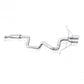 Stainless Works 2013-18 Ford Focus ST 3in Catback Vintage Round Muffler 4in Tips