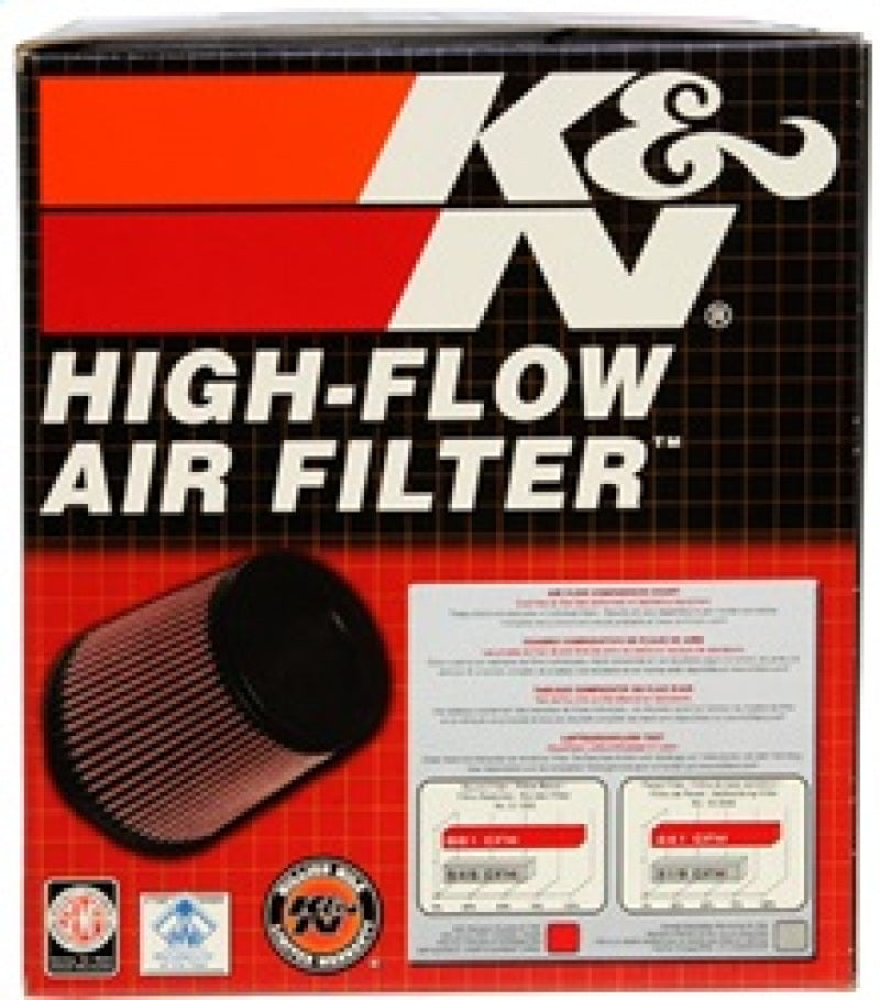 K&N Filter Universal Clamp-On Filter-Round Tapered 2.75in Flange ID x 6in Base OD x 5in Top OD - Graveyard Performance