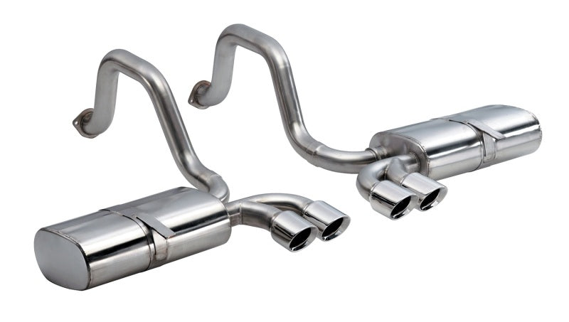 Corsa 1997-2004 Chevrolet Corvette C5 Z06 5.7L V8 Polished Sport Axle-Back Exhaust - Graveyard Performance