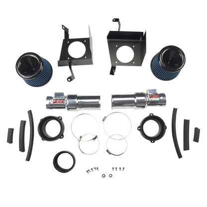 Injen 07-08 350Z 3.5L V6  Air Fusion and Air Horns Polished Short Ram Intake - Graveyard Performance