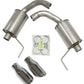 Roush 2015-2017 & 2024 Ford Mustang 5.0L V8 Exhaust Kit w/ Round Tips (304SS)