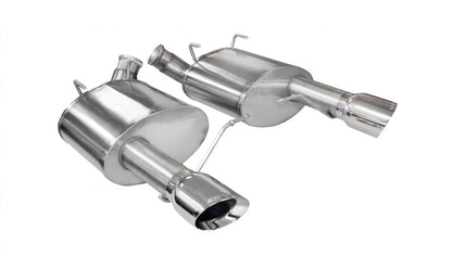Corsa 2011-2014 Ford Mustang GT/Boss 302 5.0L V8 Polished Xtreme Axle-Back Exhaust - Graveyard Performance