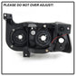 xTune Dodge Charger 06-10 1Pc LED Crystal Headlights Chrome HD-ON-DCH05-1PC-LED-C