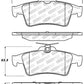 StopTech Performance 07-09 Mazdaspeed3 / 06-07 Mazdaspeed6 / 06-07 Mazda3 Rear Brake Pads