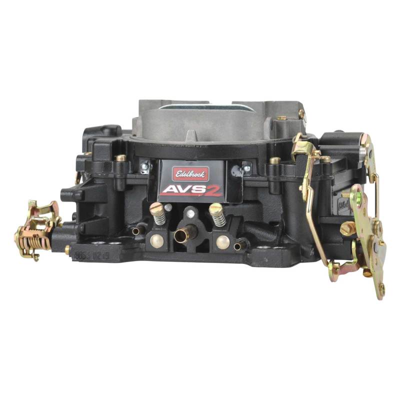 Edelbrock Carburetor AVS2 Series 650 CFM Manual Choke Black Powder Coa