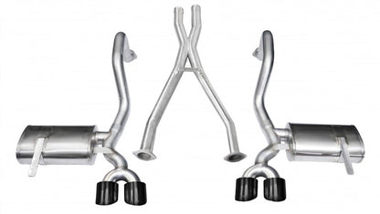 Corsa 1997-2004 Chevrolet Corvette C5 Z06 5.7L V8 Black Xtreme Cat-Back + XO Exhaust - Graveyard Performance