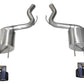 Corsa 18-19 Ford Mustang 5.0L 3in Touring Axle-Back Dual Rear Exit w/ 4in Black PVD Pro-Seri