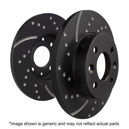 EBC 09+ Hyundai Genesis Coupe 2.0 Turbo GD Sport Rear Rotors - Graveyard Performance
