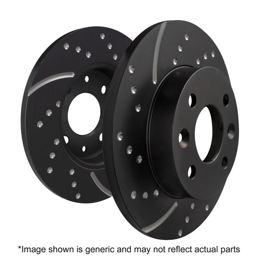 EBC 2017+ Honda Civic Coupe 2.0L GD Sport Rear Rotors - Graveyard Performance