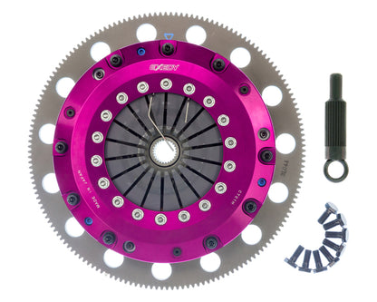 Exedy 96-16 Ford Mustang V8 4.6L/5.0L Hyper Twin Cerametallic Clutch Sprung Disc Push Type Cover - Graveyard Performance
