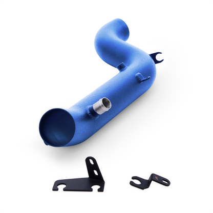 Mishimoto 2016 Ford Focus RS 2.3L Performance Air Intake Kit - Wrinkle Nitrous Blue - Graveyard Performance