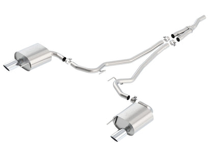 Borla Atak Cat Back 15-17 Ford Mustang 2.3L EcoBoost MT/AT 2.25in pipe 4in tip - Graveyard Performance