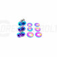 Dress Up Bolts Titanium Hardware Kit - Verus Engineering Turbo Heat Shield (Toyota Supra MKV)