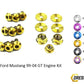 Ford Mustang GT (1999-2004) Titanium Dress Up Bolts Engine Kit - DressUpBolts.com