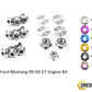Ford Mustang GT (1999-2004) Titanium Dress Up Bolts Engine Kit - DressUpBolts.com