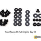 Ford Focus RS (2016-2018) Titanium Dress Up Bolt Engine Bay Kit - DressUpBolts.com