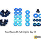 Ford Focus RS (2016-2018) Titanium Dress Up Bolt Engine Bay Kit - DressUpBolts.com