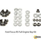 Ford Focus RS (2016-2018) Titanium Dress Up Bolt Engine Bay Kit - DressUpBolts.com