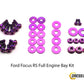 Ford Focus RS (2016-2018) Titanium Dress Up Bolt Engine Bay Kit - DressUpBolts.com