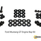 Ford Mustang GT (2015-2019) Titanium Dress Up Bolts Engine Bay Kit - DressUpBolts.com