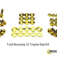 Ford Mustang GT (2015-2019) Titanium Dress Up Bolts Engine Bay Kit - DressUpBolts.com