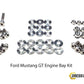 Ford Mustang GT (2015-2019) Titanium Dress Up Bolts Engine Bay Kit - DressUpBolts.com