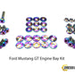 Ford Mustang GT (2015-2019) Titanium Dress Up Bolts Engine Bay Kit - DressUpBolts.com