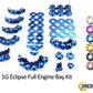 Mitsubishi 1G Eclipse (1990-1994) Titanium Dress Up Bolts Full Engine Bay Kit - DressUpBolts.com