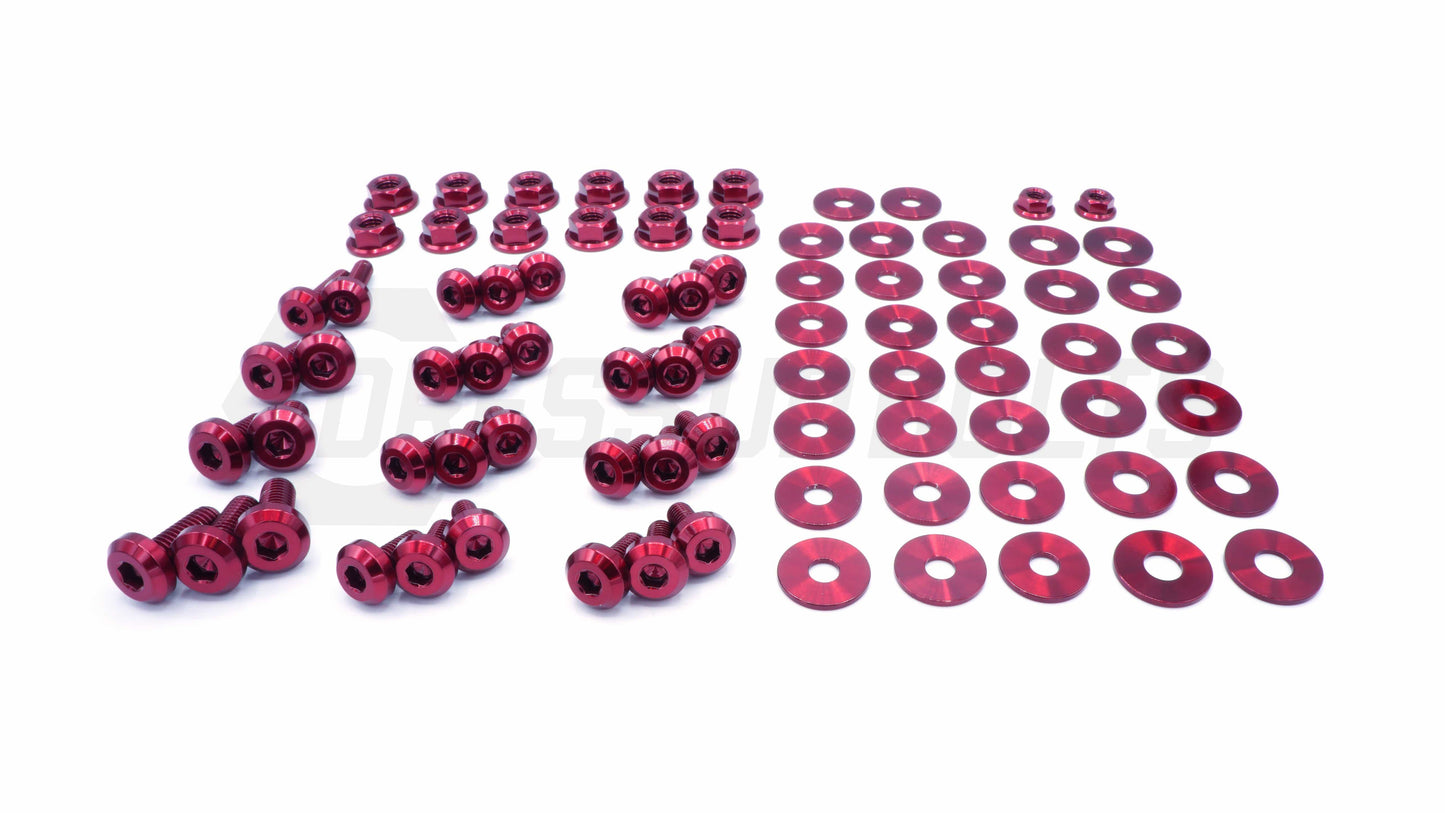 Toyota 86 (2013-2019) Titanium Dress Up Bolts Full Engine Bay Kit - DressUpBolts.com